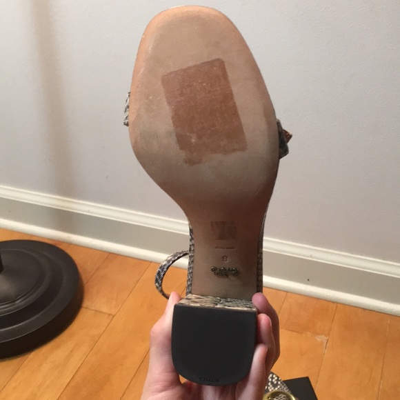 Coach maya snakeskin sandal - Picture 6 of 8